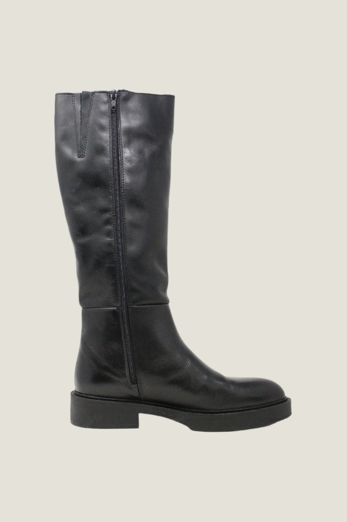 aspiga ALPE Leather Knee High Flat Boots