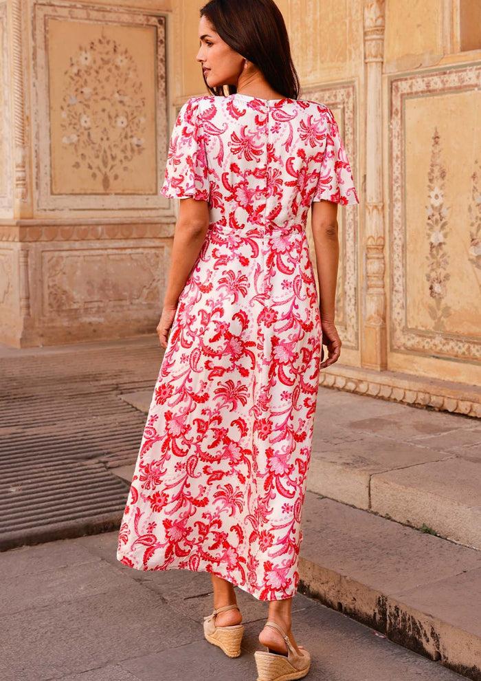 Aspiga Anais Hammered Satin Dress