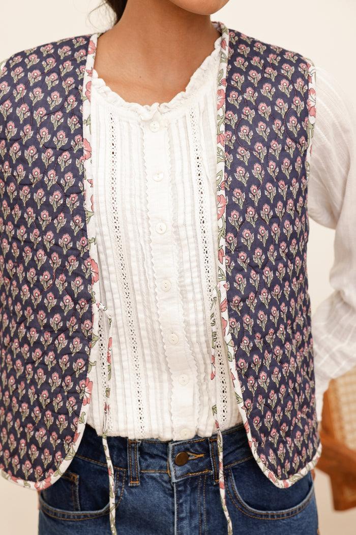 Aspiga Arlo Quilted Organic Cotton Gilet