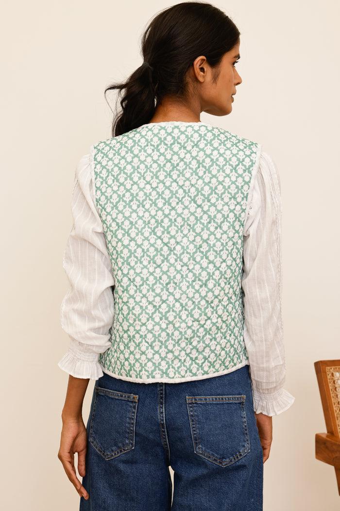 Aspiga Arlo Quilted Organic Cotton Gilet