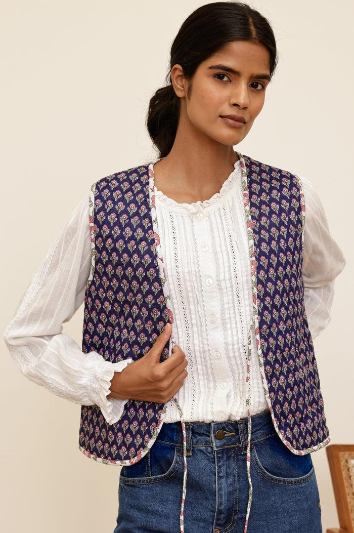 aspiga Arlo Quilted Organic Cotton Gilet