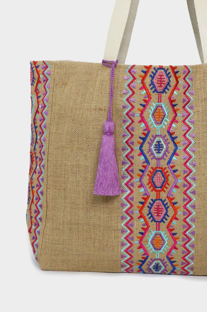 Aspiga Aruba Jute Beach Bag