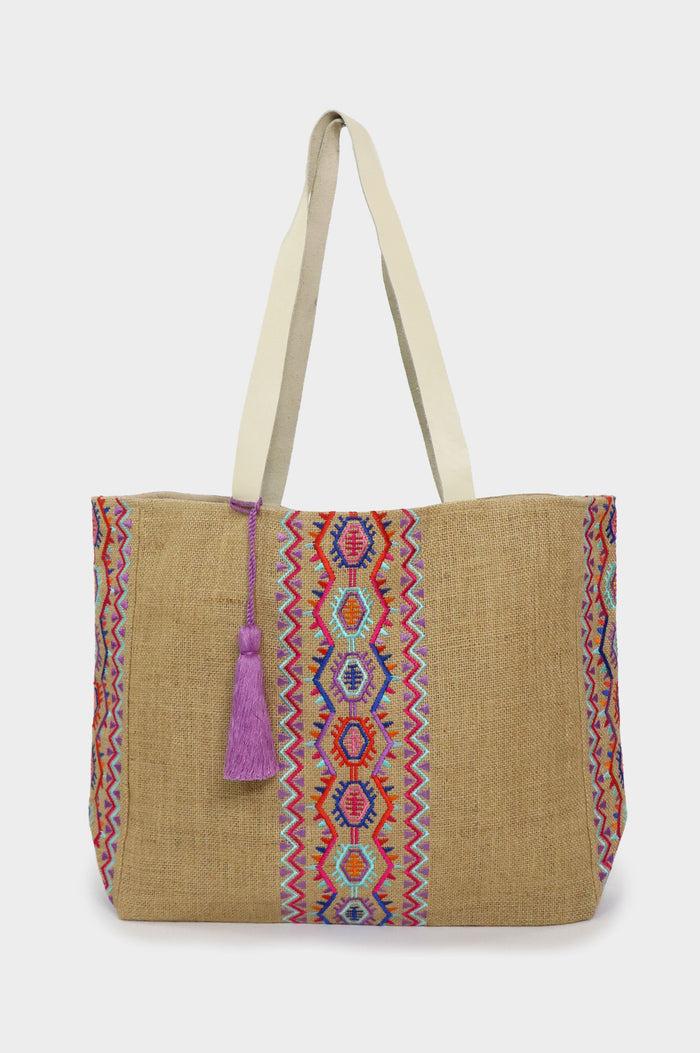 aspiga Aruba Jute Beach Bag