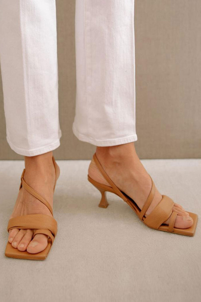 Aspiga Asymmetric Leather Sandals