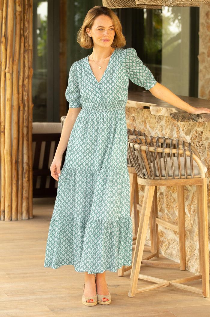 Aspiga Billie Short Sleeve Organic Cotton Dress