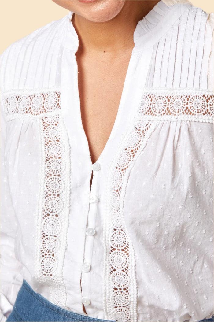 Aspiga Carrie Organic Cotton Dobby Blouse