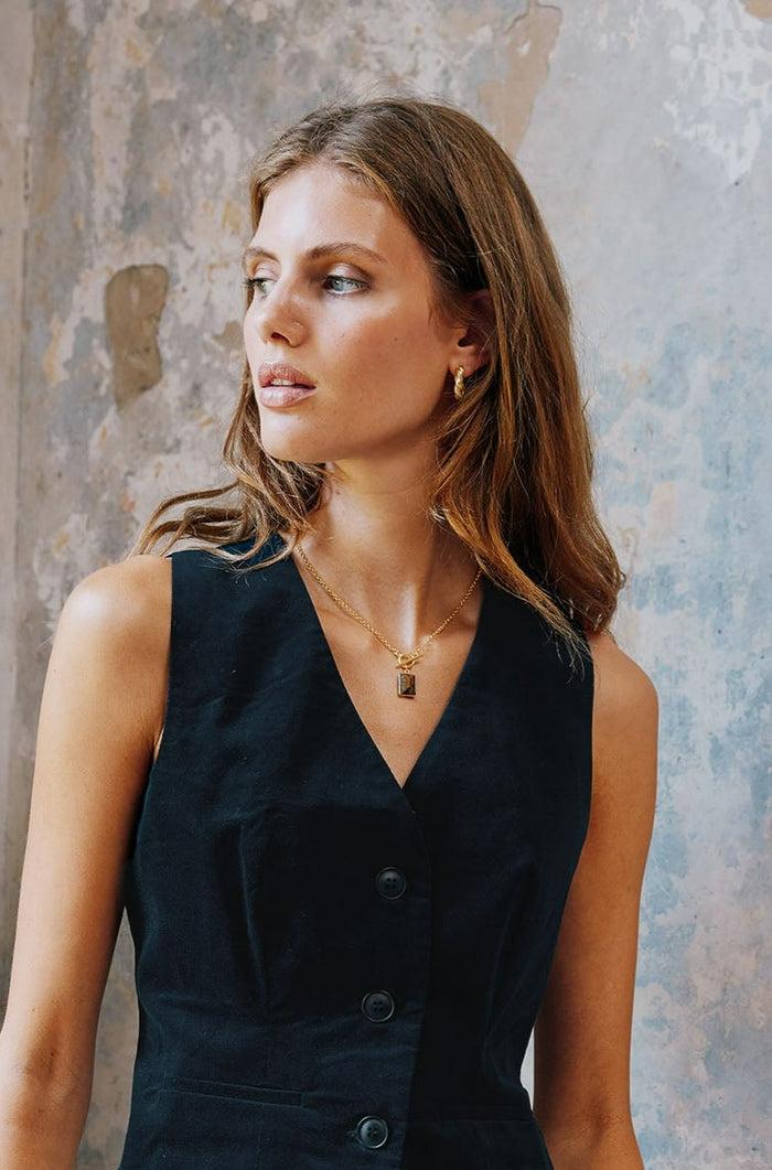 Aspiga Chunky Swirl Hoops