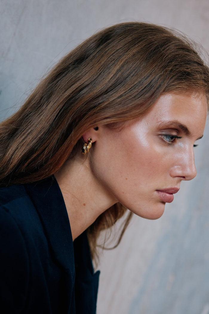 Aspiga Chunky Swirl Hoops