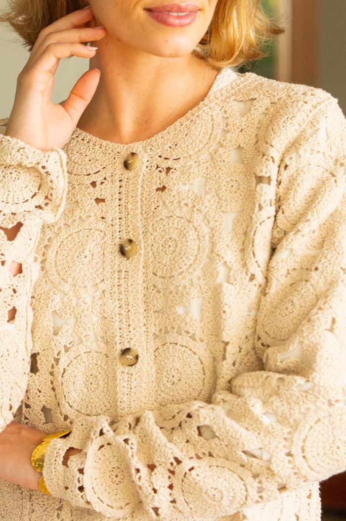Aspiga Crochet Cardigan