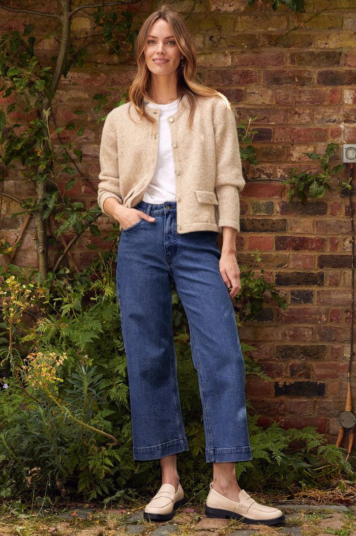 Aspiga Denim Wide Leg Crop Jean