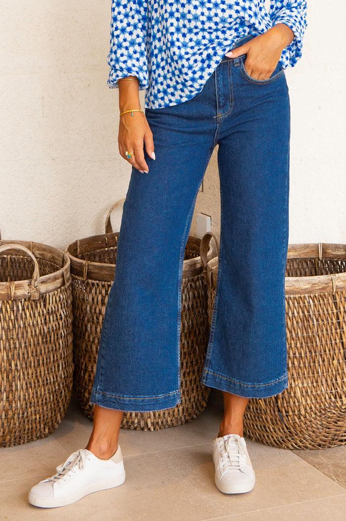 aspiga Denim Wide Leg Crop Jean