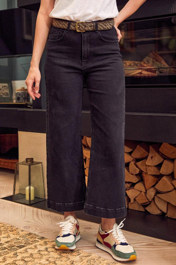 aspiga Denim Wide Leg Crop Jean