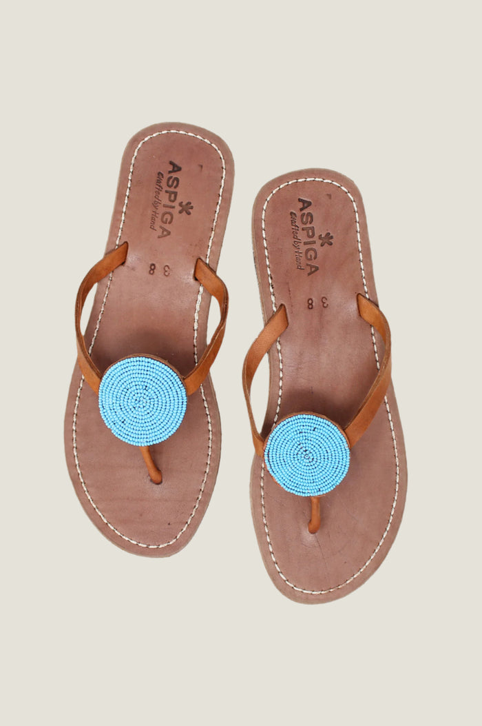 aspiga Disc Leather Sandals