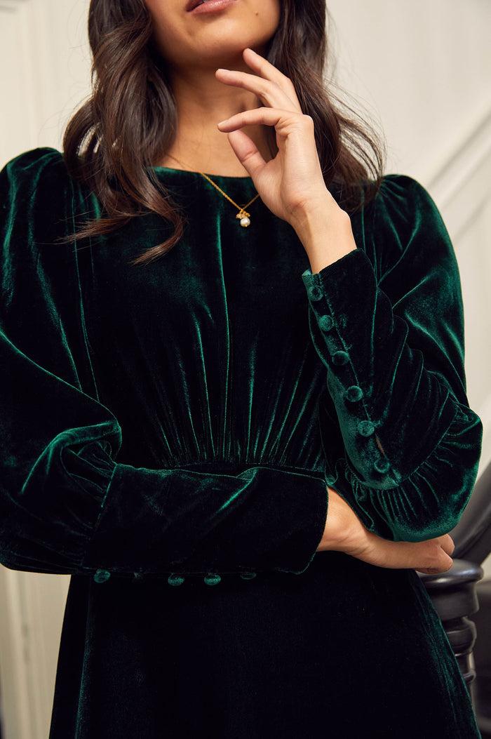 Aspiga Esmee Velvet Short Dress