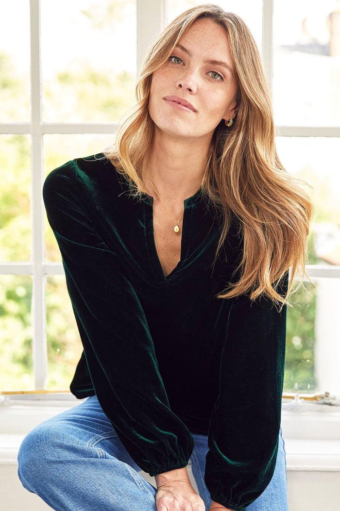 Aspiga Faye Velvet Blouse