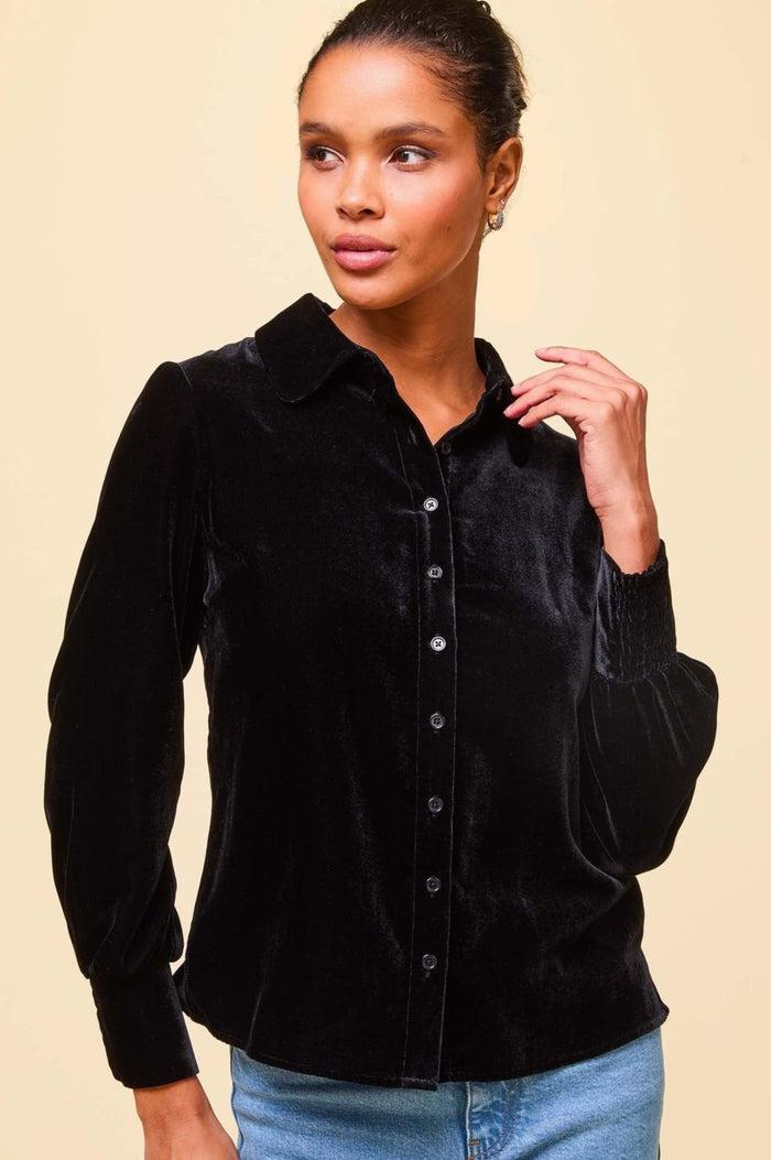aspiga Ffion Velvet Shirt