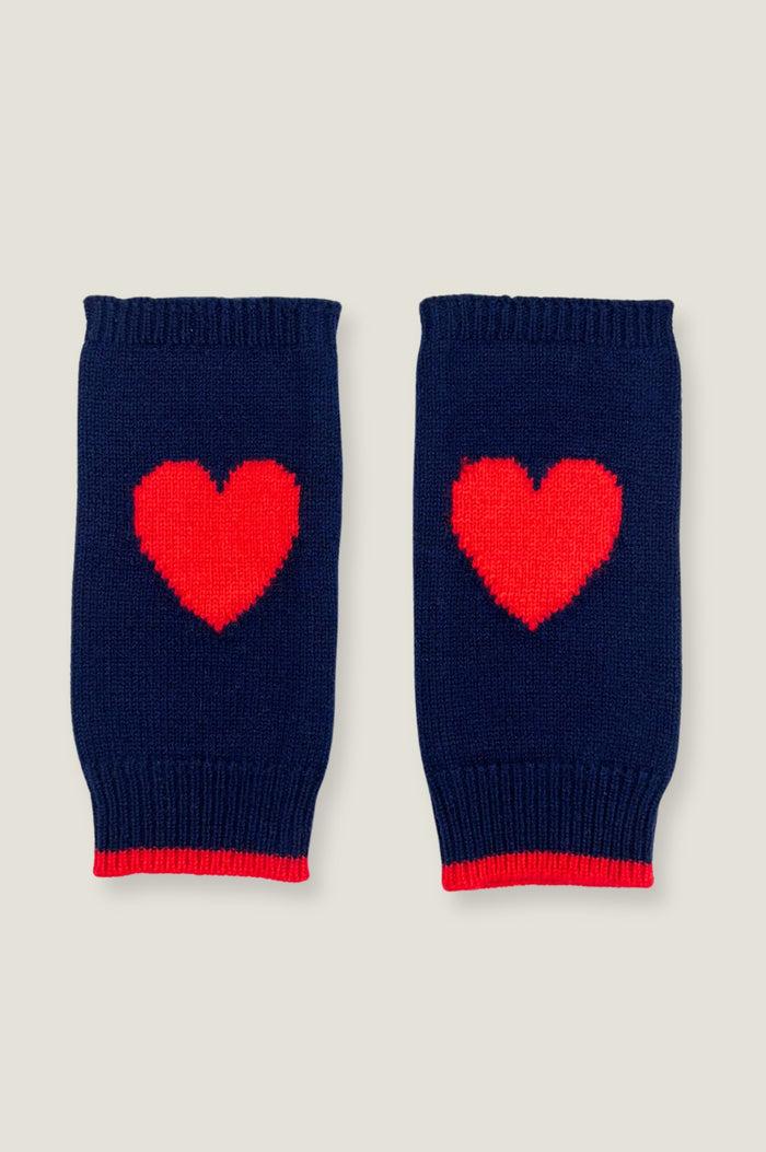 Aspiga Fingerless Heart Gloves