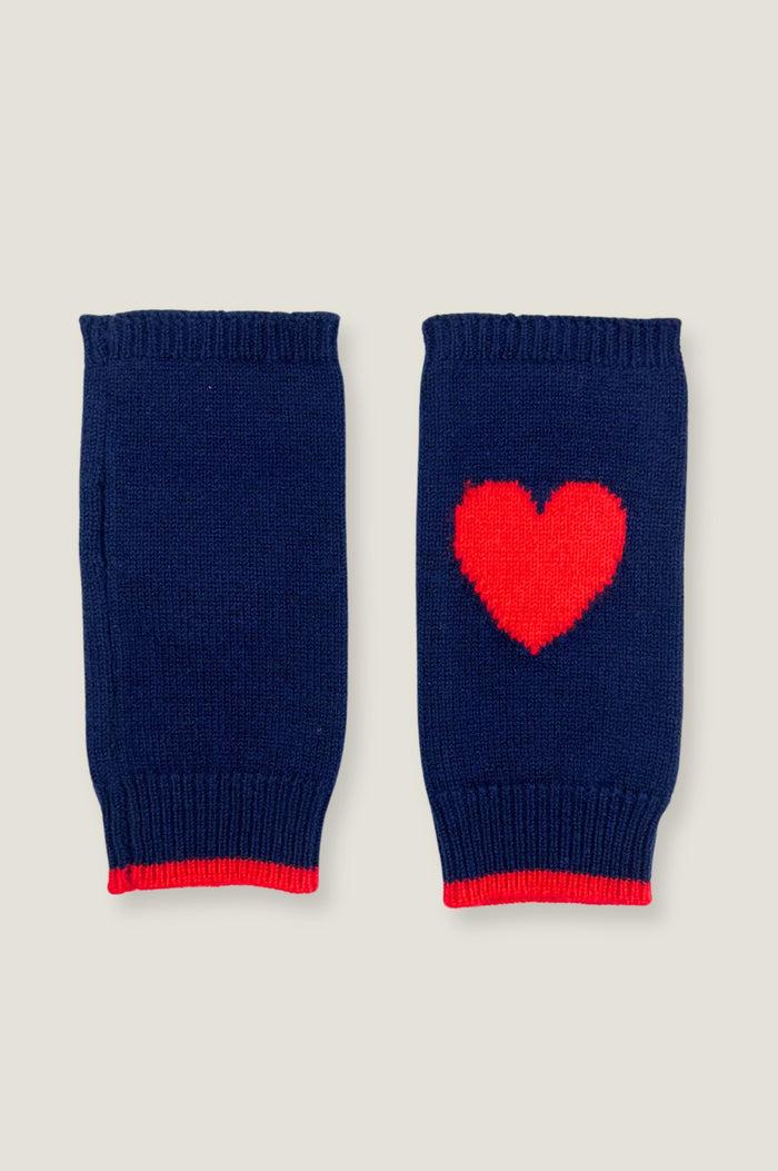 aspiga Fingerless Heart Gloves