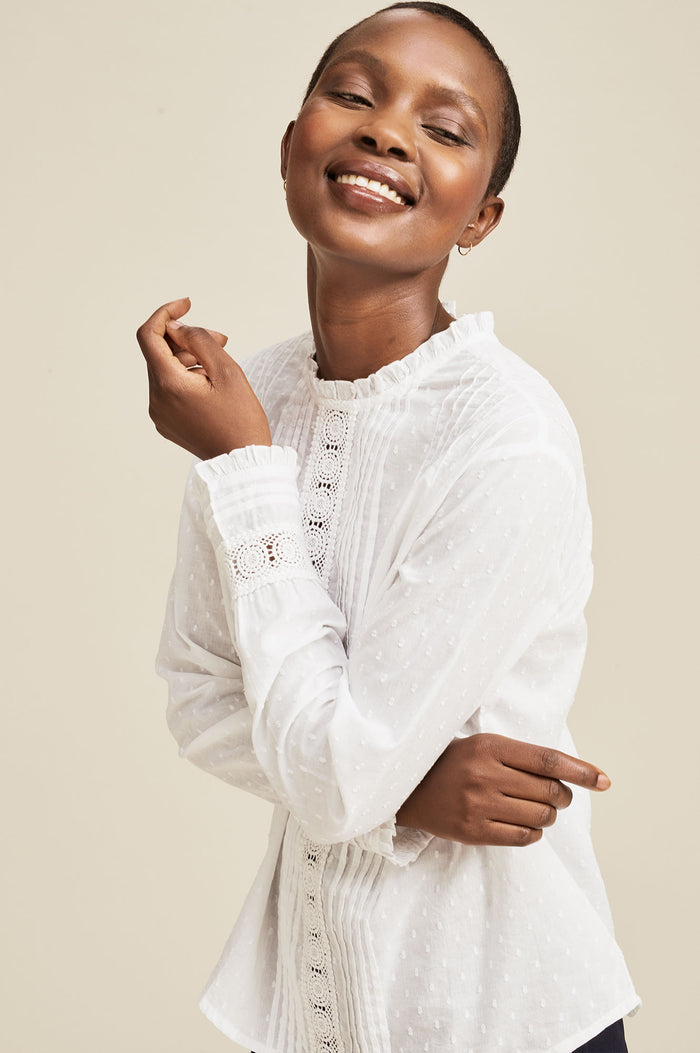 aspiga Gina Frill Dobby Blouse