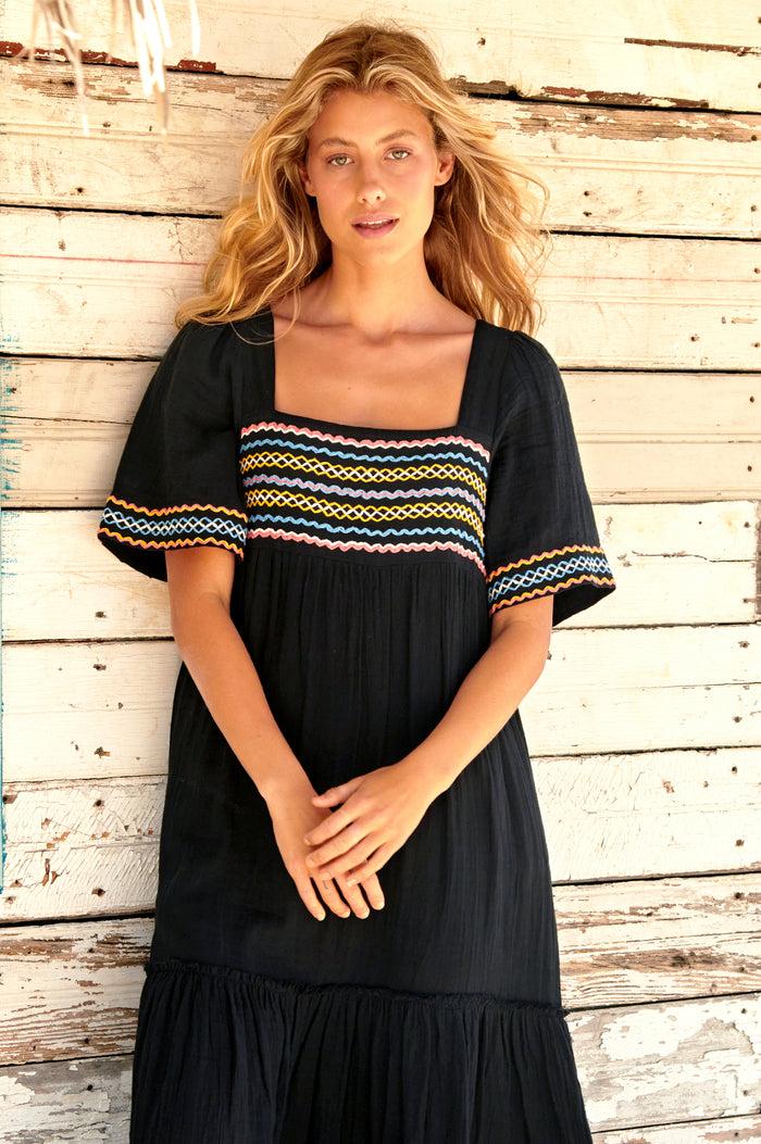 Aspiga Gracie Embroidered Dress