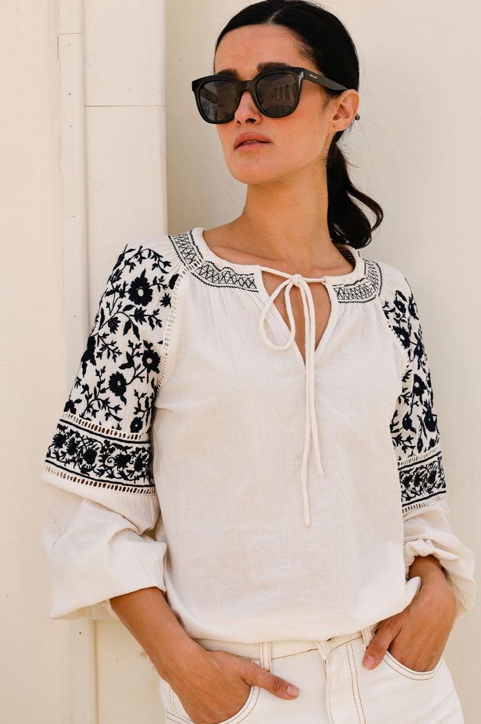 aspiga Ida Embroidered Top