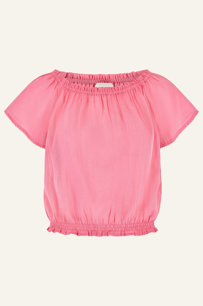 Aspiga Ilana Frill Organic Cotton Gauze Top