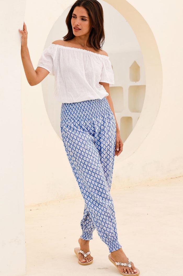 Aspiga Ilana Frill Organic Cotton Gauze Top