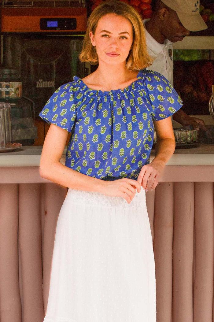 Aspiga Ilana Printed Organic Cotton Top