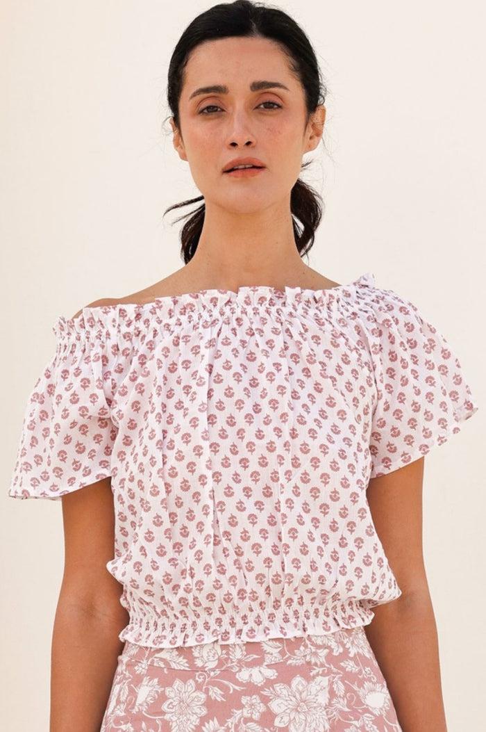 aspiga Ilana Printed Organic Cotton Top
