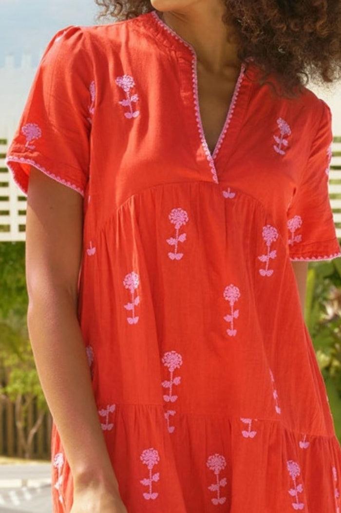 Aspiga India Embroidered Dress