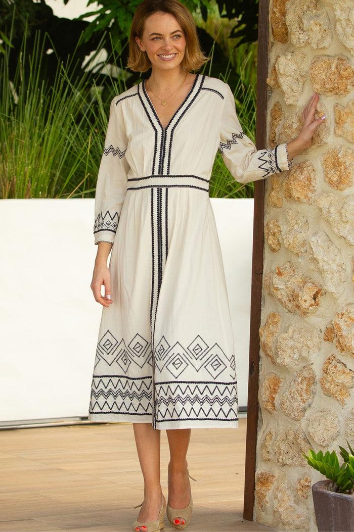 aspiga Jamila Embroidered Dress