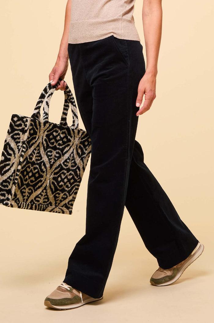 Aspiga Juliette Cotton Stretch Velvet Trouser