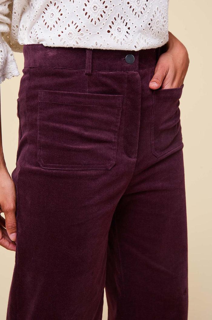 Aspiga Kendal Cropped Stretch Corduroy Trouser