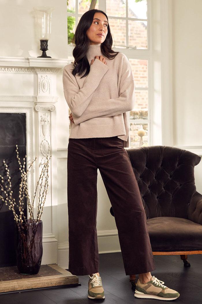 Aspiga Kendal Cropped Stretch Corduroy Trouser