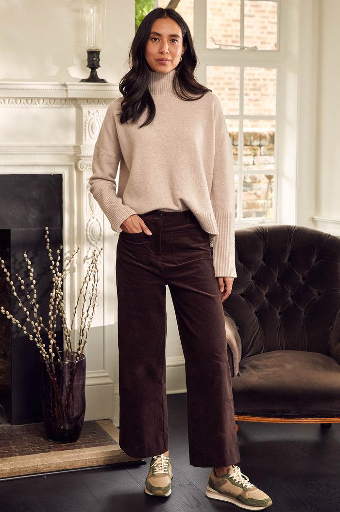 Aspiga Kendal Cropped Stretch Corduroy Trouser