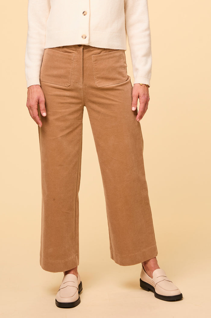 aspiga Kendal Cropped Stretch Corduroy Trouser
