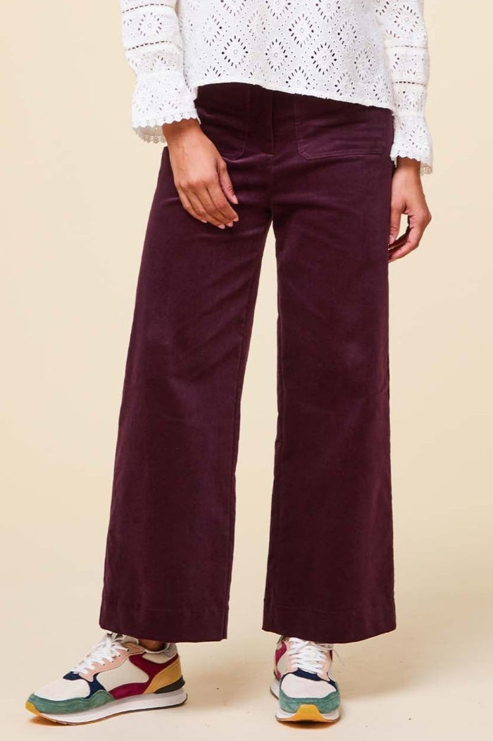 aspiga Kendal Cropped Stretch Corduroy Trouser