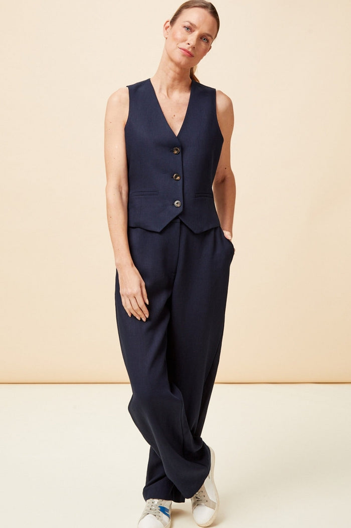 Aspiga Linen Blend Waistcoat