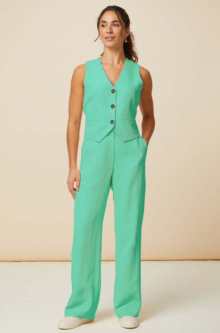 Aspiga Linen Blend Waistcoat