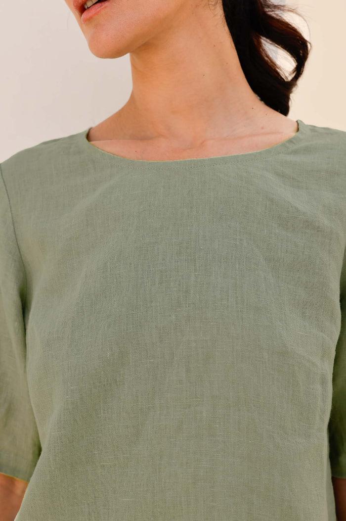 Aspiga Linen Shell Top