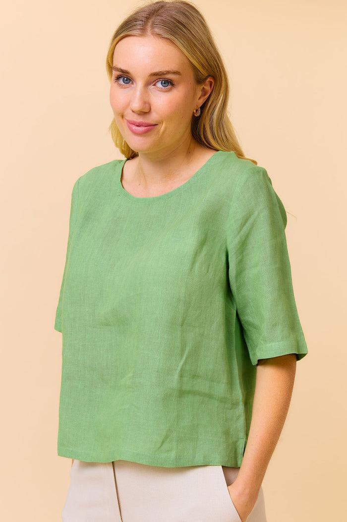 Aspiga Linen Shell Top
