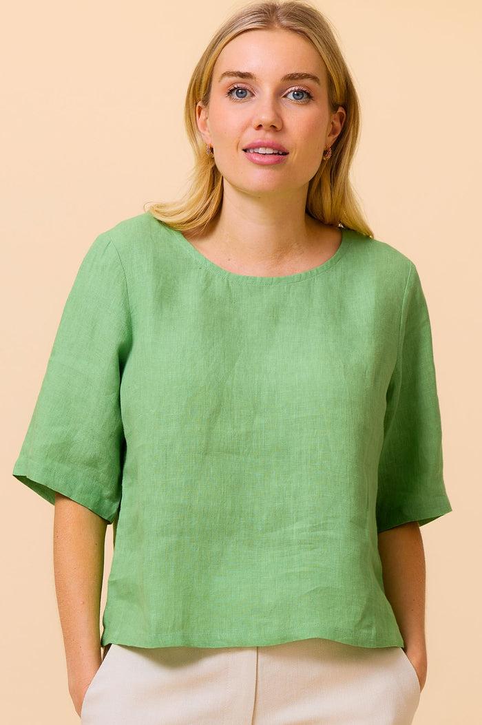 aspiga Linen Shell Top