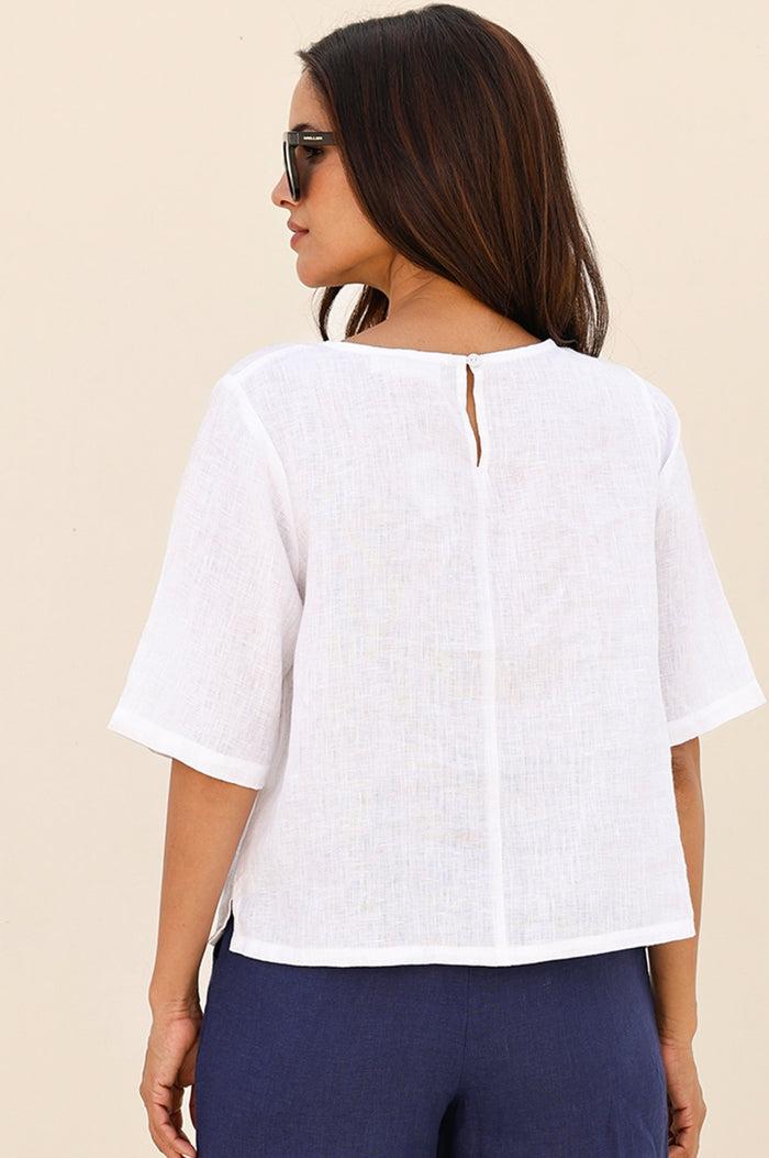 Aspiga Linen Shell Top