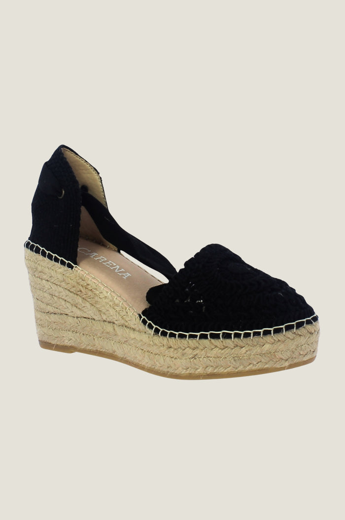 aspiga MACARENA Crochet Wedge Espadrilles