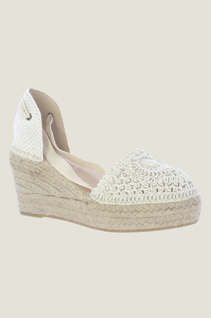 aspiga MACARENA Crochet Wedge Espadrilles