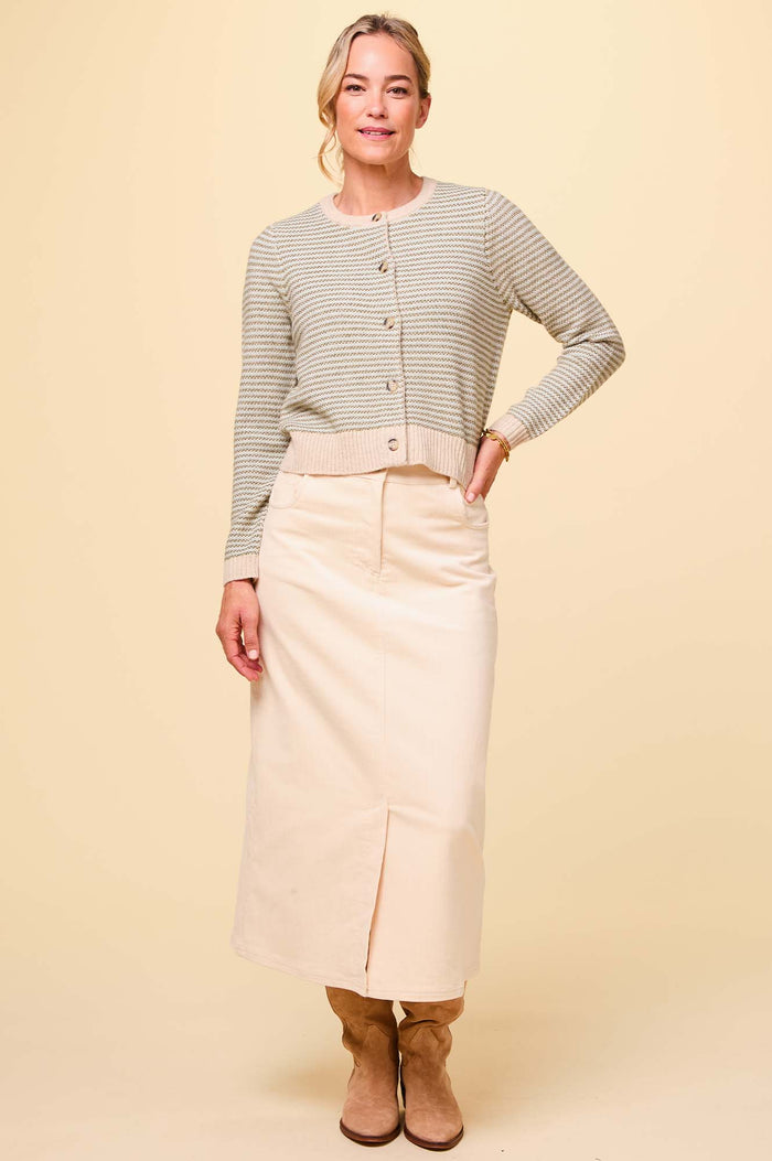 Aspiga Mallory Stretch Corduroy Skirt