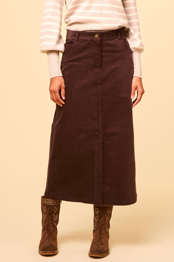 aspiga Mallory Stretch Corduroy Skirt