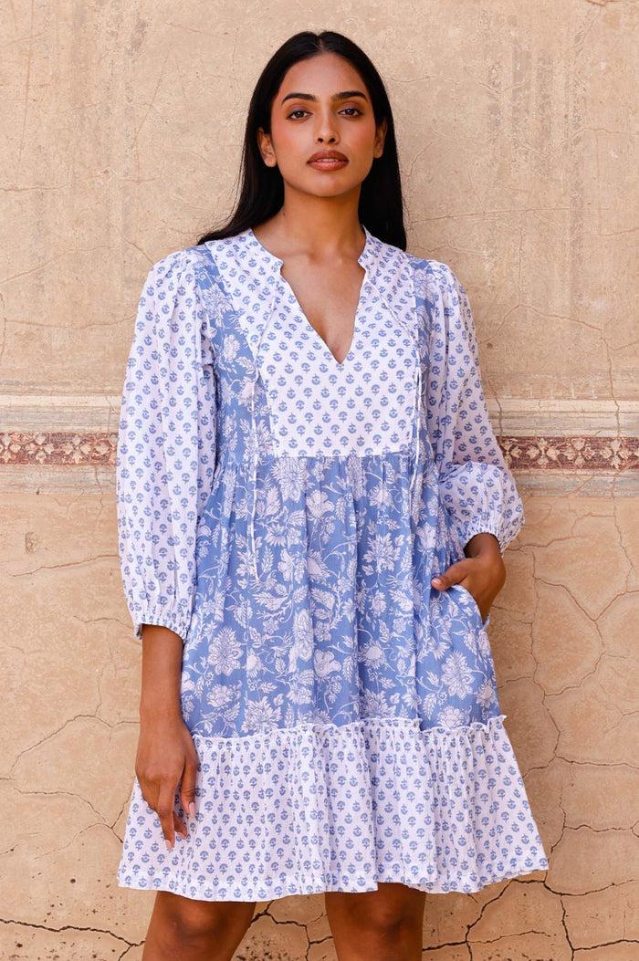 Aspiga Marina Organic Cotton Print Mix Dress