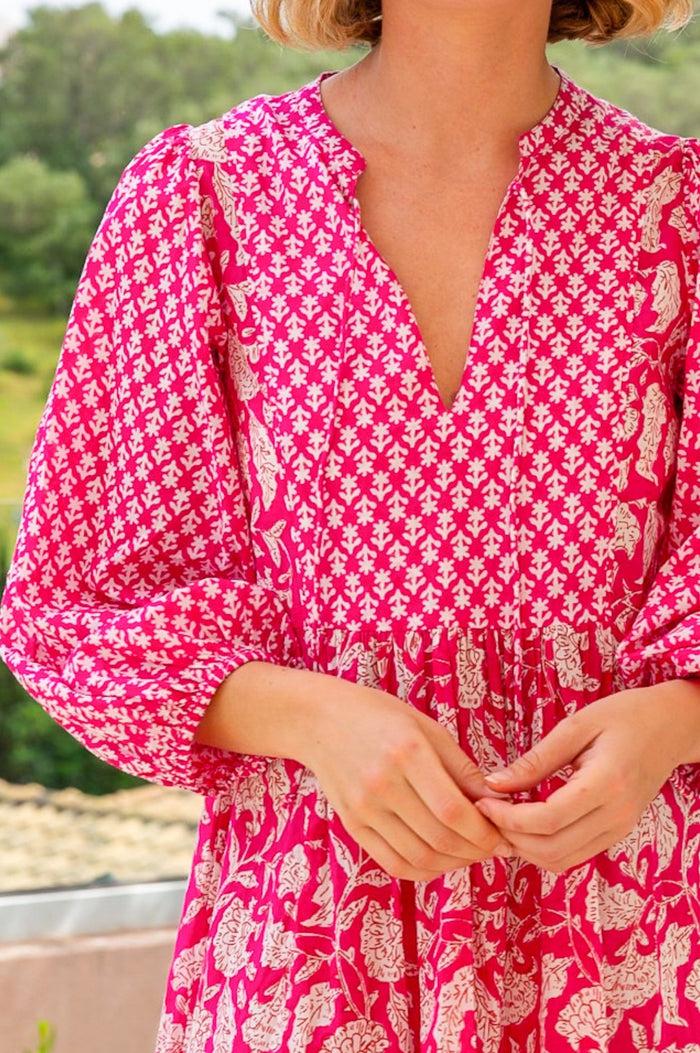 Aspiga Marina Organic Cotton Print Mix Dress