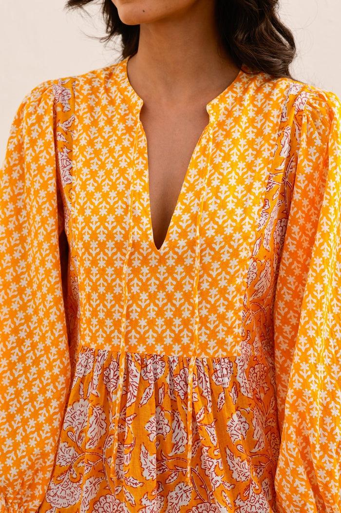 Aspiga Marina Organic Cotton Print Mix Dress